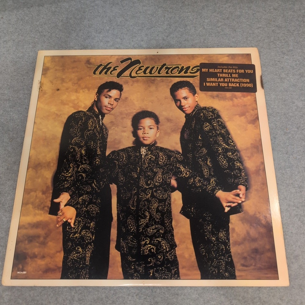 The Newtrons Self-Titled Vinyl LP Album 1990 MCA-6381 New Jack Swing Promo VG+ - Picture 1 of 8